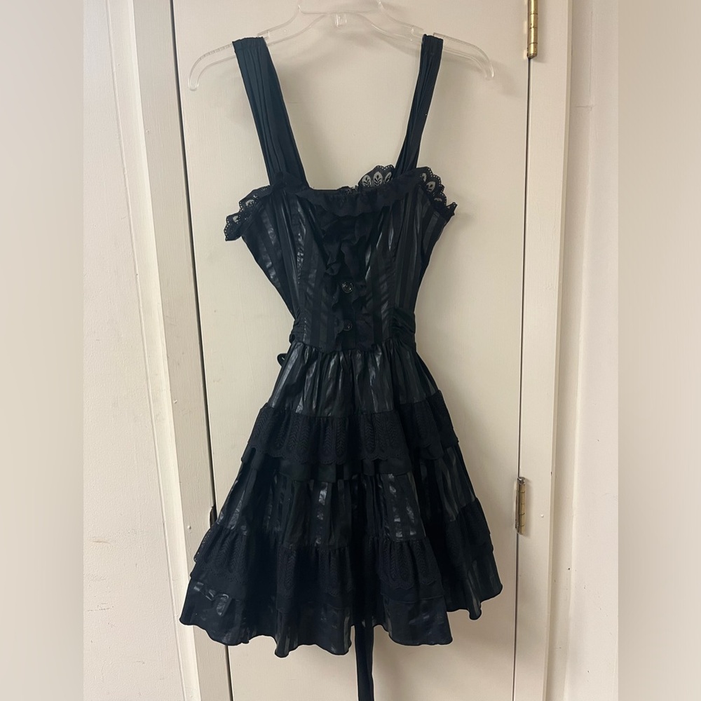 Lip Service Goth Y2K Lace Dress
